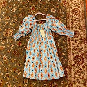 NWT Sofia Zina Dress in Carbon Blue